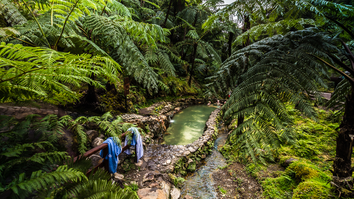 Sao Miguel: Caldeira Velha et le Lagoa do Fogo.