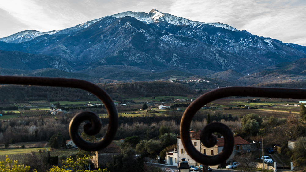 Vue sur le Canigou.