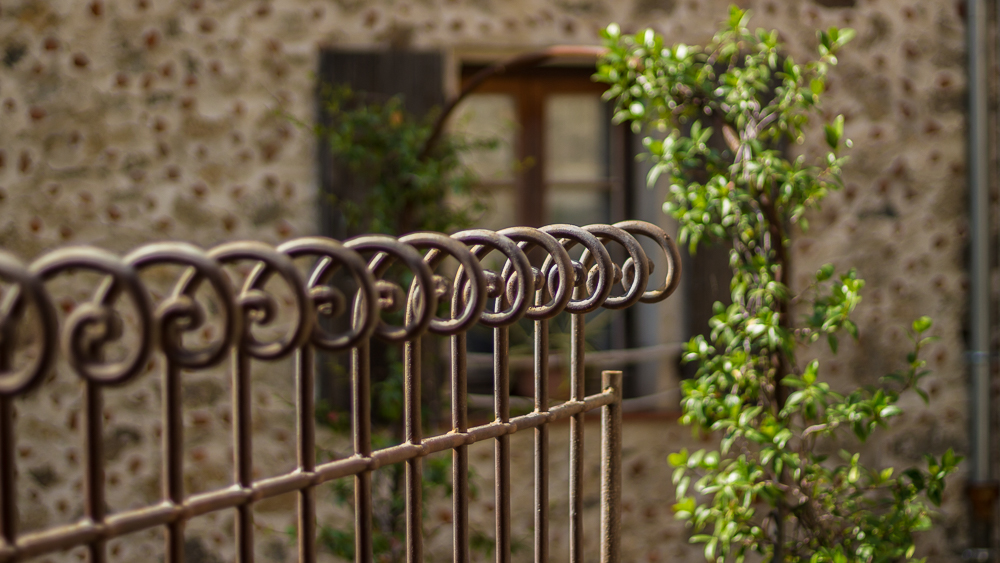 Détails de fer forgé à Eus