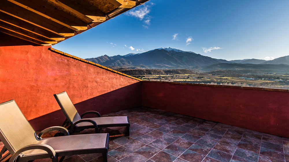 Terrasse de la Casa Ilicia à Eus